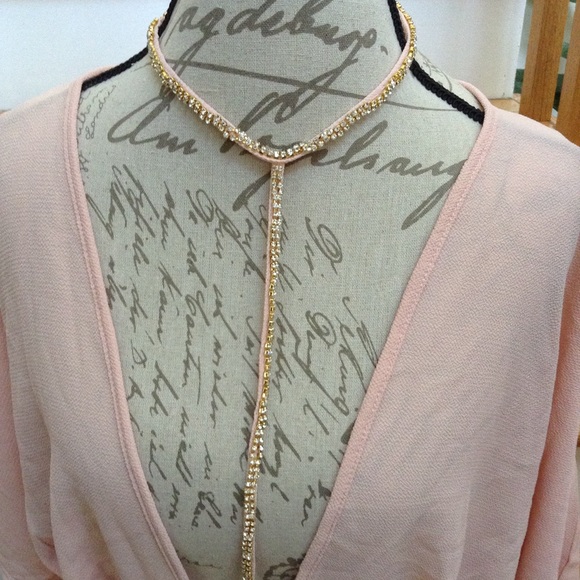 ✨Sexy Rhinestone Choker Bodysuit✨ - Picture 4 of 8